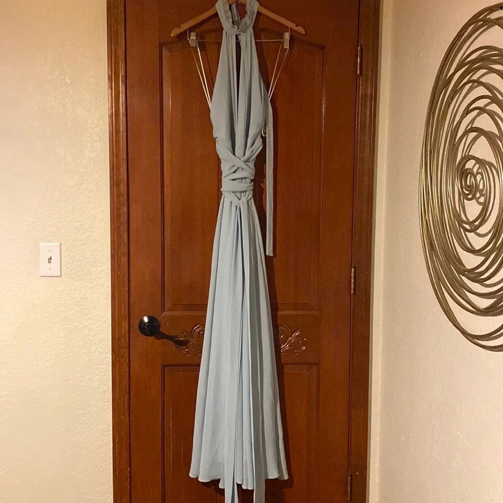 BABY BLUE LULU CUTE DRESS - Picture 2 of 7